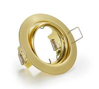 Trio Leuchten Spot orientable en laiton mat Ø 8,3 cm Culot GU10 - Éclairage de plafond flexible moderne