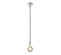 Trio Leuchten Suspension Cord 310100106, métal chromé, sans 1 ampoule E27