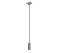 Trio Leuchten Suspension Marley 312400107 en métal nickel mat avec 1 ampoule GU10