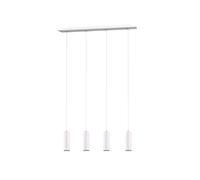 Trio Leuchten Suspension Marley 312400401 en métal blanc mat avec 4 ampoules GU10