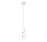 Trio Leuchten Suspension STREAM 364000131, Métal Blanc mat, excl. 1x GU10