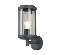 Trio Leuchten Tanaro 202360142 Applique murale d'extérieur en aluminium moulé sous pression Anthracite Plastique transparent 1 E27