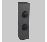 TRIO Leuchten Universal Colonne de prise(s), 4 prises électriques, 9964-42,
