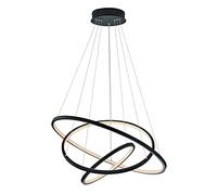 Trio Leuchten WiZ Aaron 352710342 Suspension LED RGBW 80 W avec 16 millions de couleurs + 64 000 tons de blanc + 18 scènes de lumière, contrôle via application + commande vocale + télécommande +