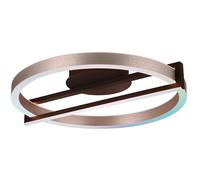 Trio Leuchten WiZ LED plafonnier THOMPSON 653810305, 55 Watt RGBW LED avec 16 millions de couleurs + 64 000 tons blancs + 18 scènes lumineuses