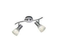 Trio Levisto Spot De Plafond Double Moderne À 2 Lumières Nickel Mat 3000k Gris