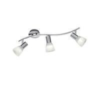 Trio Levisto Spot De Plafond Moderne À 3 Lumières Bar Nickel Mat 3000k Gris