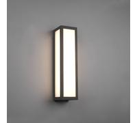 Trio Lighting Applique mural extérieur LED Fuerte, noir, Aluminium, Moderne, Applique Exterieur LED