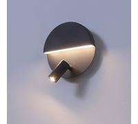 Trio Lighting Applique murale LED Mario, noir, Salon / Salle à manger, Métal, Moderne, Applique Murale LED