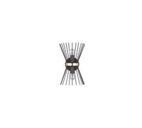 Trio Lighting - Double Applique Murale Metal Or Et Noir Rod - Noir