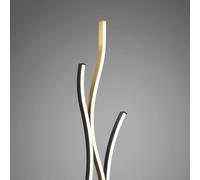 Trio Lighting Lampadaire LED Blaze, dimmable, doré, Salon / Salle à manger, Métal, Moderne, Lampadaire LED