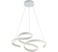 Trio Lighting Led Suspension Francis Lampe à suspendre Lampe blanche mat