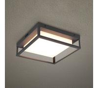 Trio Lighting Plafonnier d'extérieur LED Witham IP54, CCT, anthracite, noir, Métal, Moderne, Plafonnier extérieur LED
