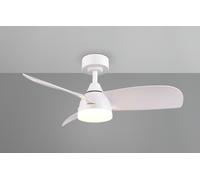TRIO Lighting Ventilateur de plafond ELSINKI avec DEL intégrée et télécomman