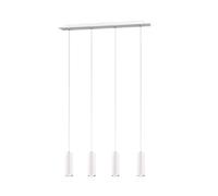Trio Marley Plafonnier Suspendu Moderne À 4 Lumières, Blanc Multicolore