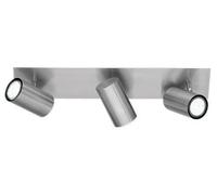 Trio Marley Spot De Plafond Moderne À 3 Lumières, Barre, Nickel Mat Multicolore