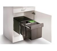Trio Master 3 DS, Collecteur De Déchets Pour Portes Battantes, Anthracite