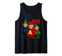 Trio Parodie Elfe Joyeuse fête de Noël Débardeur