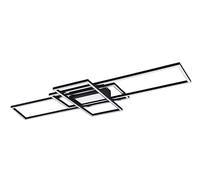 Trio-Leuchten Plafonnier Irvine – 1 LED SMD 60W 3000–6500K 7100 lm, métal anthracite, L105×42×H6,5cm