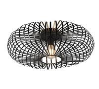 Trio-Leuchten Plafonnier Johann - 1xE27 Ø50 cm Noir mat