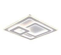 Trio, Plafonnier, Mita incl. 1 x LED,SMD,76,0 Watt,2700-6000K,9250 Lm. Corps: Métal, blanc mat L:51,5cm, L:51,0cm, H:7,0cm