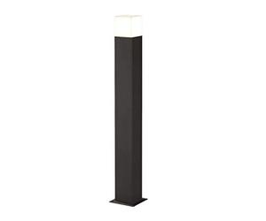 TRIO, Potelets, Hudson incl. 1 x LED,E14,4,0 Watt,3000K,320 Lm. Plastique, Blanc, Corps: Fonte d'aluminium, Anthracite L:8,5 cm, L:8,0 cm, H:80,0 cm IP44 420060142