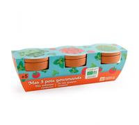 Radis et Capucine - Trio 3 pots - Plantes gourmandes bio