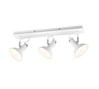 Trio Roxie Spot De Plafond Moderne À 3 Lumières Bar Blanc Mat