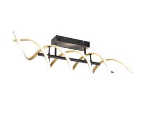 Trio Sequence Semi-Plafonnier Led Moderne 41w Laiton Mat 2300-3000-4000k Marron