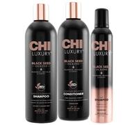 Trio Shampooing + Conditionneur + Shampooing Sec Luxury Black Seed Oil Chi