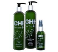 Trio shampooing + conditionneur + spray apaisant Tea Tree Oil CHI