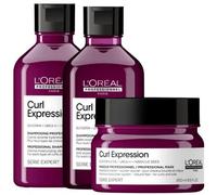 Trio Shampooing, Gelée Et Masque Cheveux Frisés Curl Expression L'oréal Professionnel
