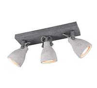 TRIO, Spot, Concrete 3xGU10, max.42,0 W Beton, Couleur beton, Corps: metal, Couleur beton L:35,0cm, L:10,0cm, H:18,0cm IP20