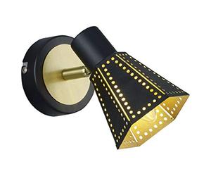 TRIO, Spot, Houston 1xE14, max.40,0 W Corps: metal, noir mat L:9,5cm, L:13,0cm, H:17,0cm IP20