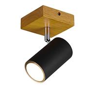 TRIO, Spot, Marley 1xGU10, max.15,0 W Corps: Métal, noir mat L:9,0cm, L:12,0cm, H:16,0cm Montage au plafond et au mur,Sans illuminant,FLEXConnect