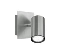 TRIO, Spot, Marley 1xGU10, max.35,0 W Corps: metal, Nickel mat L:12,0cm, L:12,0cm, H:15,0cm IP20