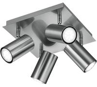 TRIO, Spot, Marley 2xGU10, Max.35,0 W Corps: Metal, Nickel Mat L:30,0cm, L:9,0cm, H:15,0cm IP20