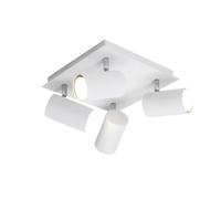 TRIO, Spot, Marley 4xGU10, max.35,0 W Corps: Métal, Blanc L:24,0cm, L:24,0cm, H:15,0cm IP20,Sans illuminant