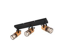 TRIO, Spot, Tosh 3xE14, max.40,0 W Corps: Métal, noir mat L:44,0cm, L:9,0cm, H:19,5cm IP20,Sans illuminant