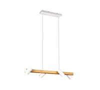 TRIO, Suspension, Marley 4xGU10, max.35,0 W Corps: Métal, blanc mat L:80,0cm, L:20,0cm, H:150,0cm IP20,Sans illuminant,Réglable en hauteur