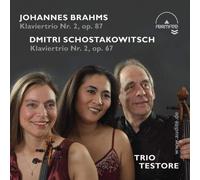 TRIO TESTORE - PIANO TRIOS BY BRAHMS OP. 87 - CD - E4z