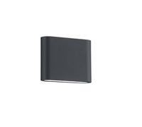 Trio Thames Ii Applique Murale Extérieure Moderne 11cm 2 Lumières Anthracite 3000k Ip54