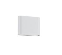 Trio Thames Ii Applique Murale Extérieure Moderne 11cm 2 Lumières Haut Bas Blanc Mat 3000k Ip54