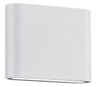 Trio Thames Ii Applique Murale Extérieure Moderne 11cm 2 Lumières Haut Bas Blanc Mat 3000K IP54 Blanc G