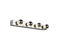 Trio Theatro Applique Murale Moderne À 4 Lumières Chrome Ip44 Gris