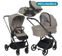 Trio TicToc Foppapedretti con Siège Auto Inclinable Rek i-Size Désert