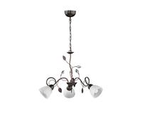 Trio Traditio Authentique Plafonnier Suspendu À 3 Bras Multiples, Rouille Antique, Wiz Connected