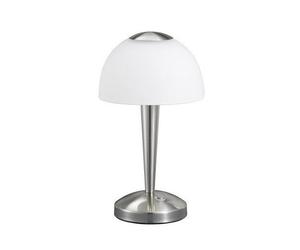 Trio Ventura Lampe De Table Led Moderne Nickel Mat 3000k Gris