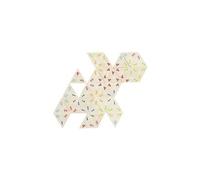 Triominos avec figures bois 76 pierres