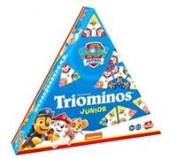 Triominos junior pat patrouille enfant 3 ans plus - couleurs nombres puzzle - jeu observation - set dominos triangle + carte
